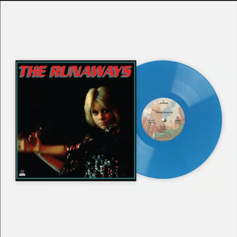 The Runaways Self-Titled LP ~ Exclusive Color Vinyl (Turquoise) ~ Brand New!